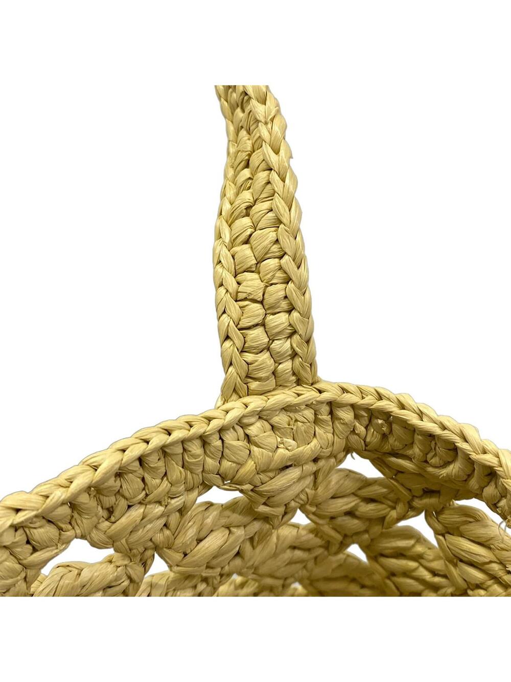 Prada Beige Raffia Shoulder Bag #305575P84B - Picture 9 of 15